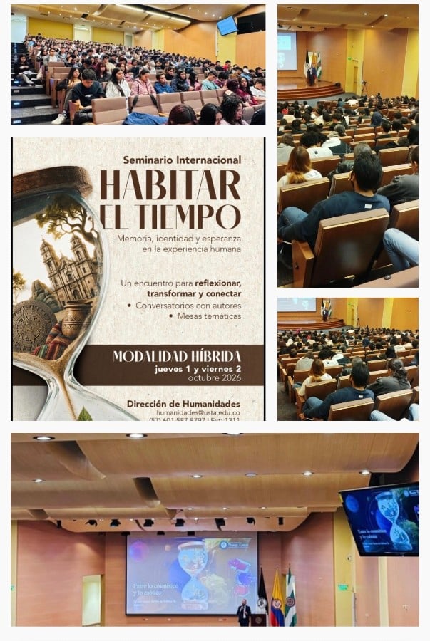 Agradecimiento a la comunidad académica y Docente por su participación en el Seminario Habitar el Tiempo